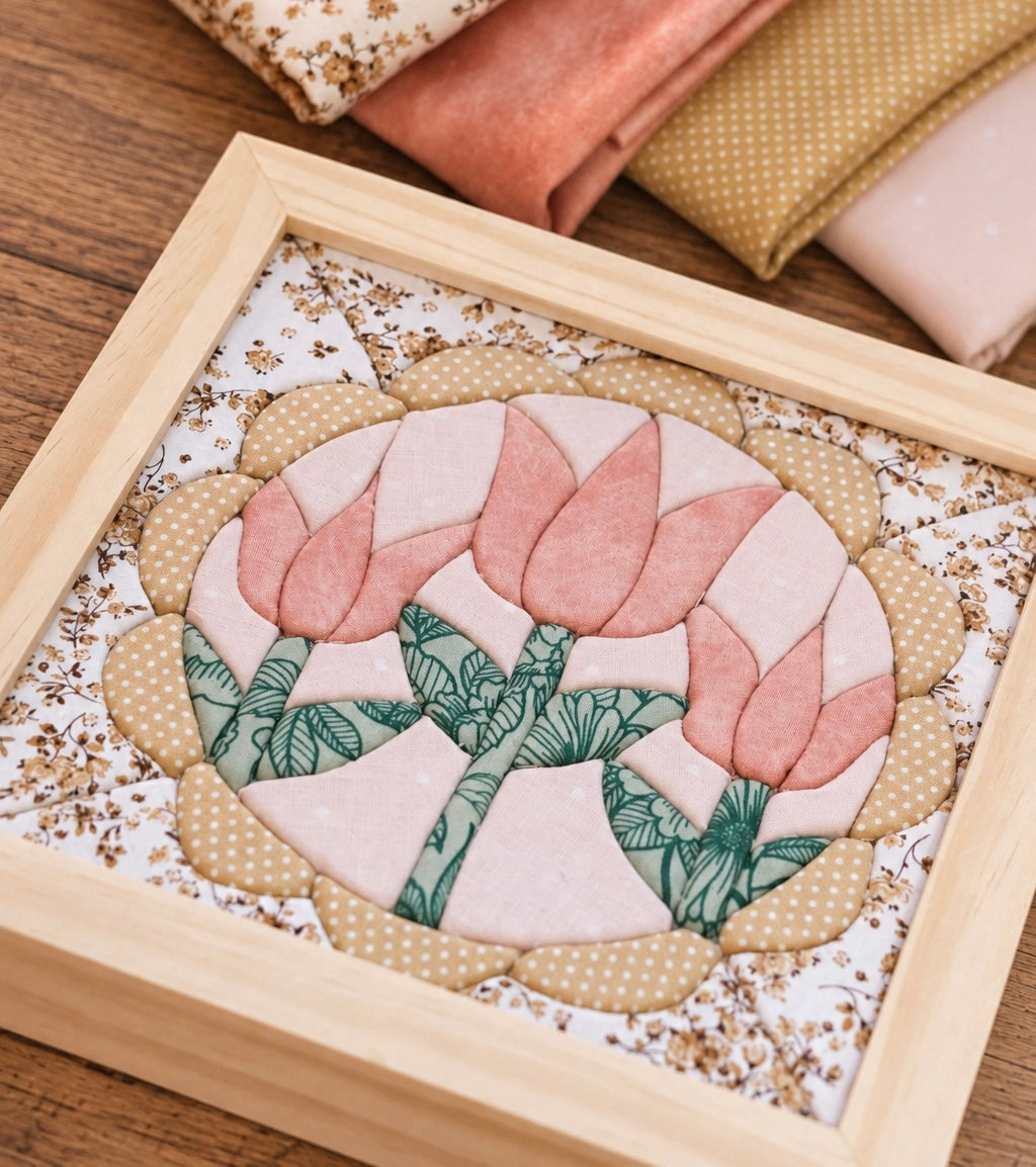 Create your own Fabric Art Kit - Flower Field