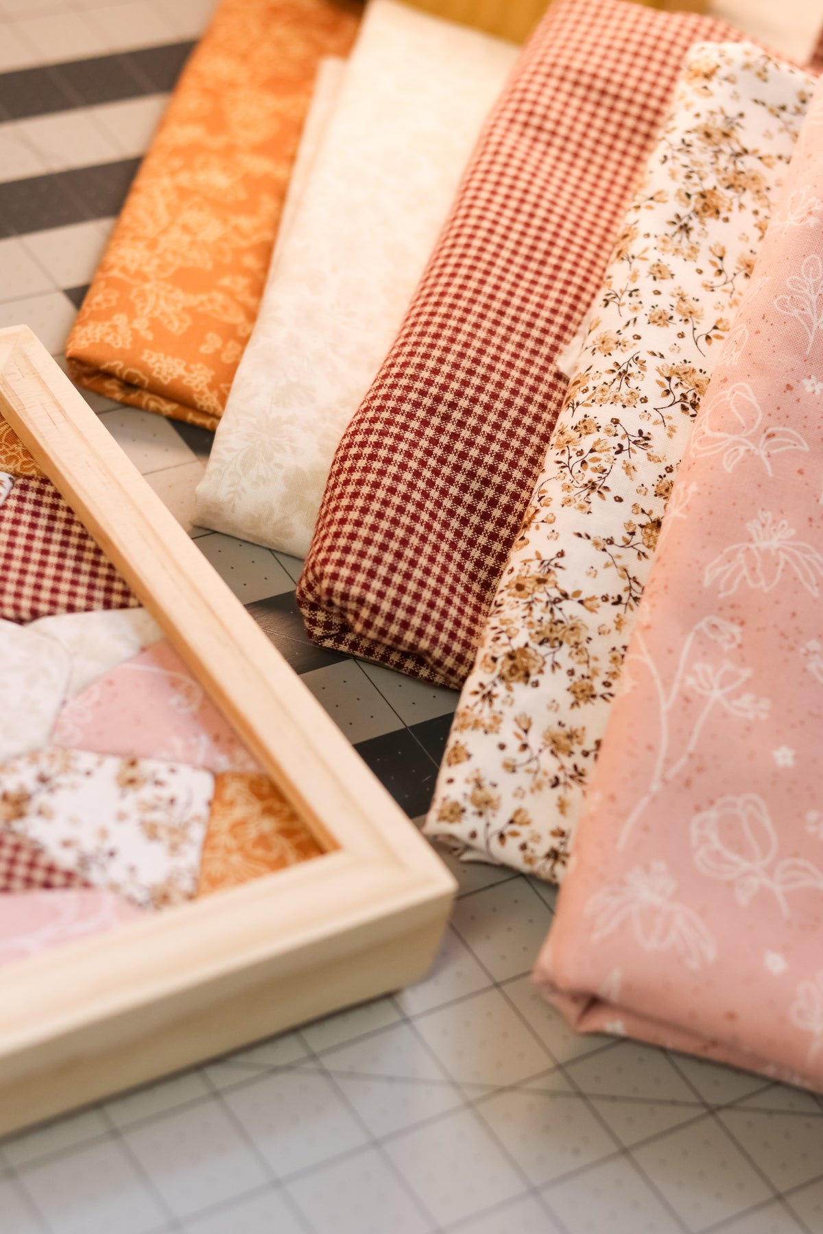 Create your own Fabric Art Kit - Sunday Sunrise Church
