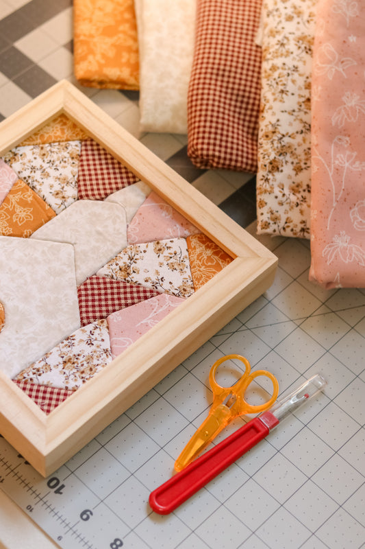 Create your own Fabric Art Kit - Sunday Sunrise Church