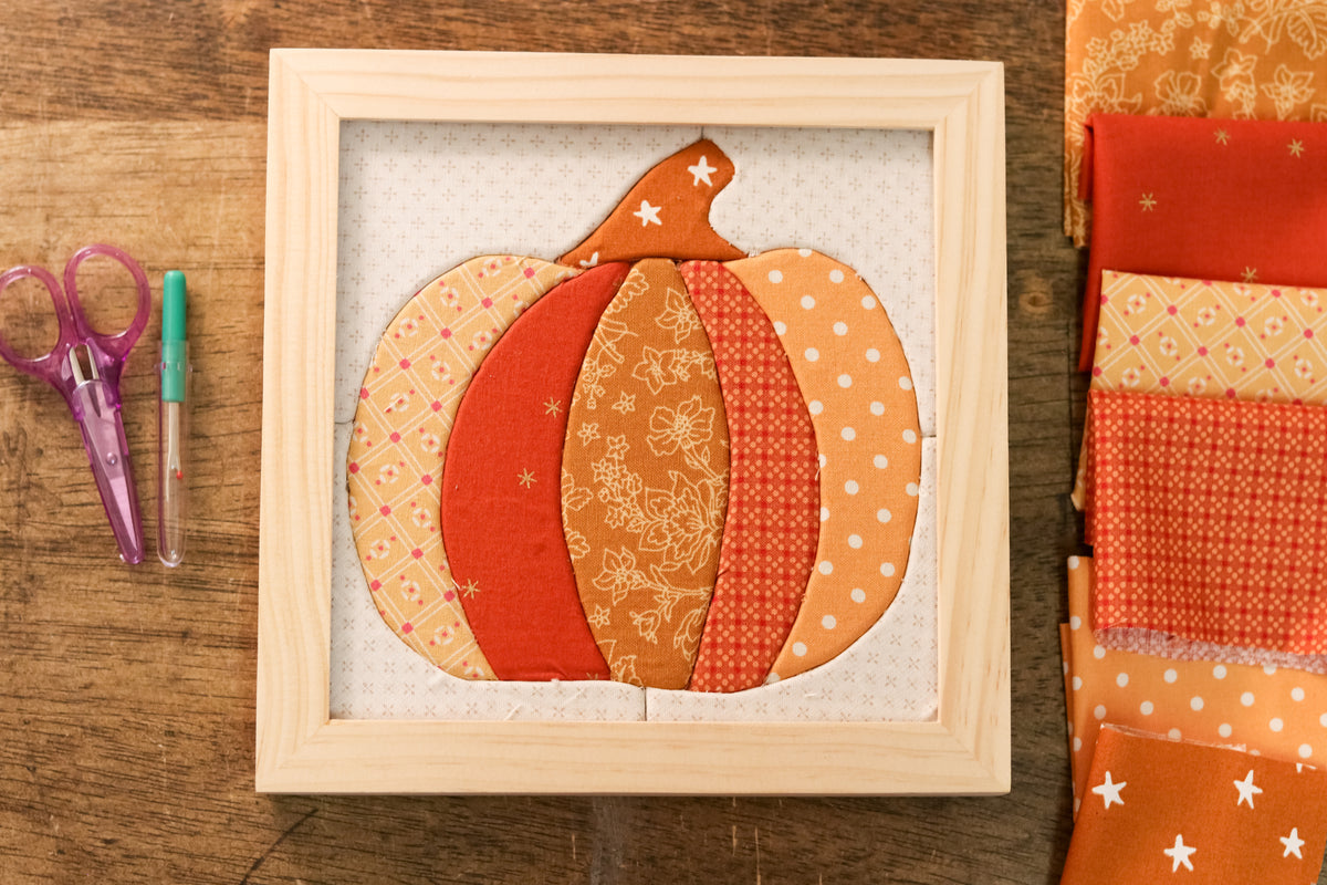 Create your own Fabric Art Kit - Great Pumpkin