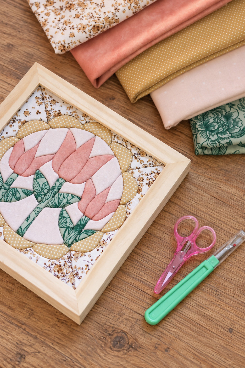 Create your own Fabric Art Kit - Flower Field