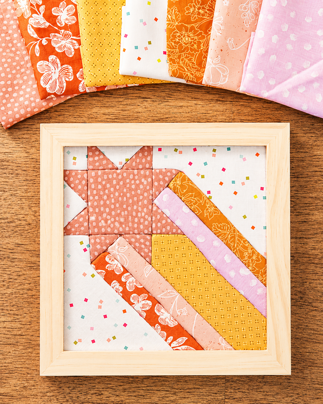 Create your own Fabric Art Kit - Shooting Star