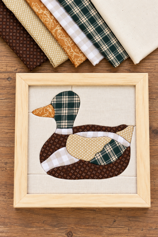 Create your own Fabric Art Kit - Mallard Duck