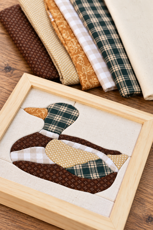 Create your own Fabric Art Kit - Mallard Duck